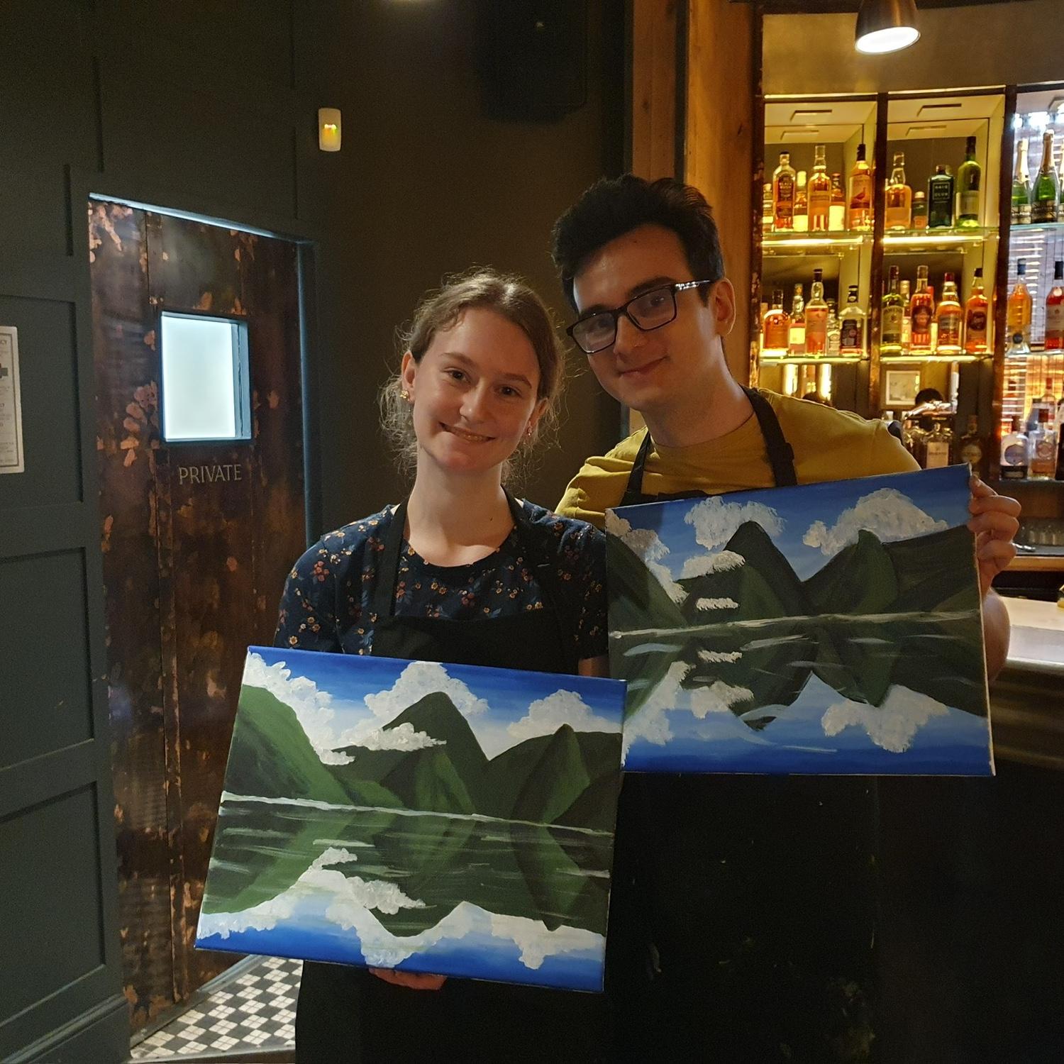 Painting time! - London, England - May 2023