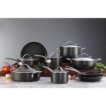 Kirkland Signature Hard Anodized 15-piece Cookware Set
