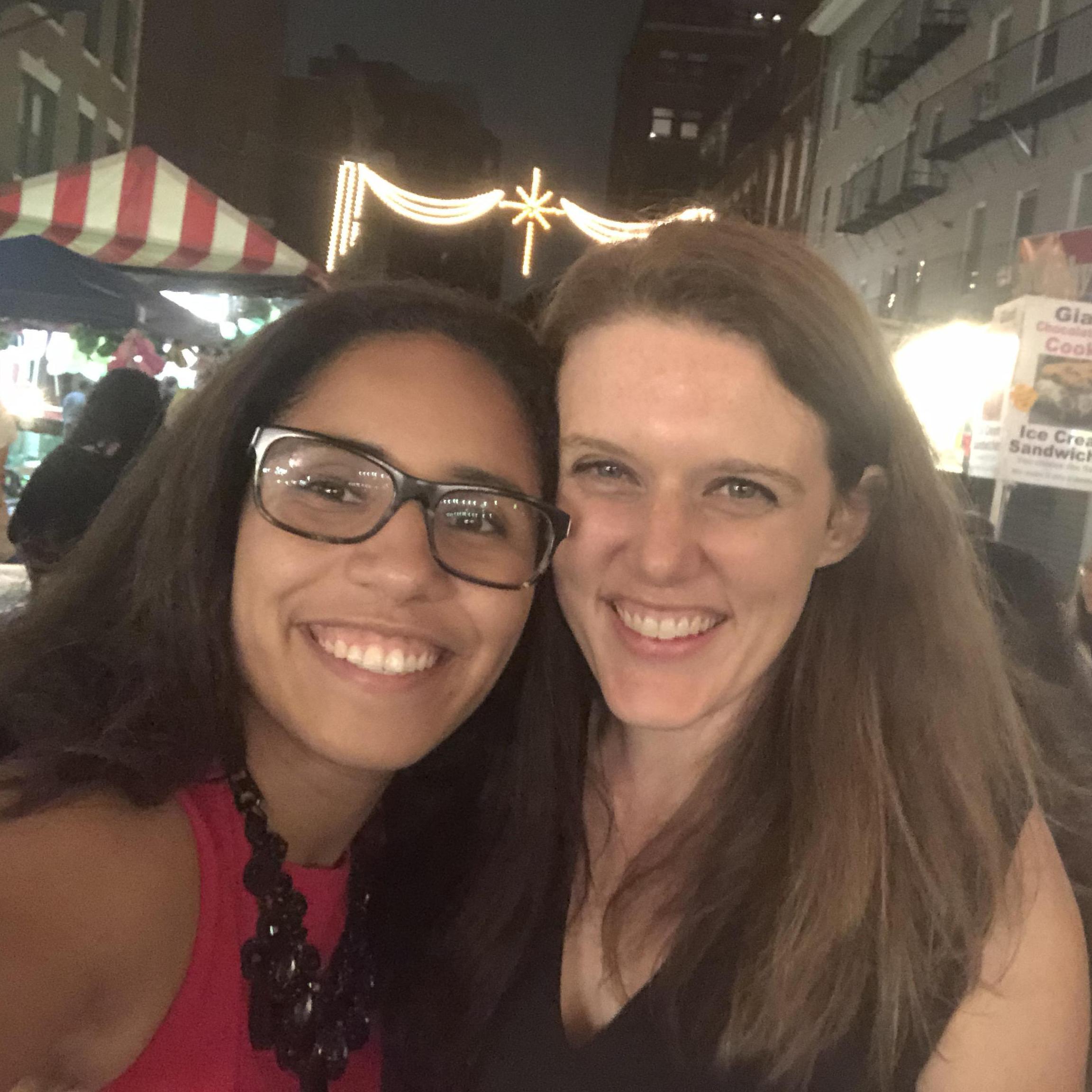 One of our many date nights - this one in Boston!