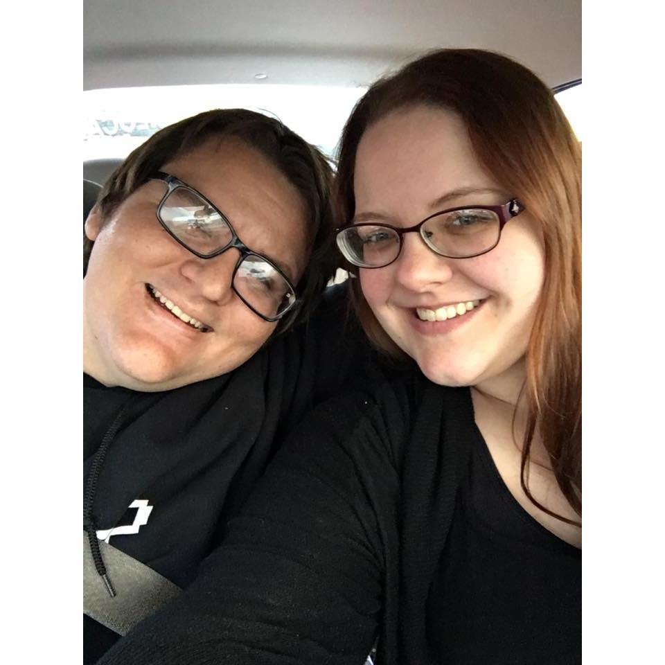 Our first photo when we moved in together!