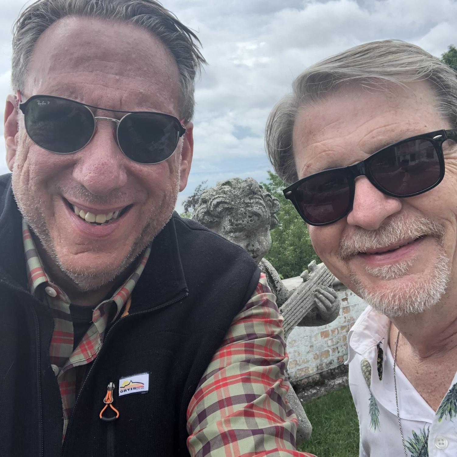 Our first date in Milwaukee--Frederick Olmsted's 200th Birthday Party at Villa Terrace