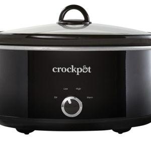 Crock-Pot® Manual 7-Quart Slow Cooker, Black