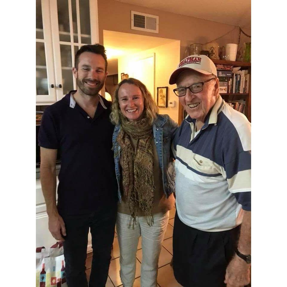 We got engaged on Grandpa Chuck's 93rd Birthday!