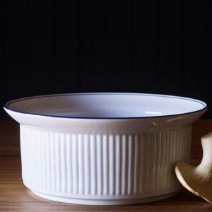 Dansk Christianshavn Porcelain Dinnerware & Serveware Medium Serving Bowl| Food52