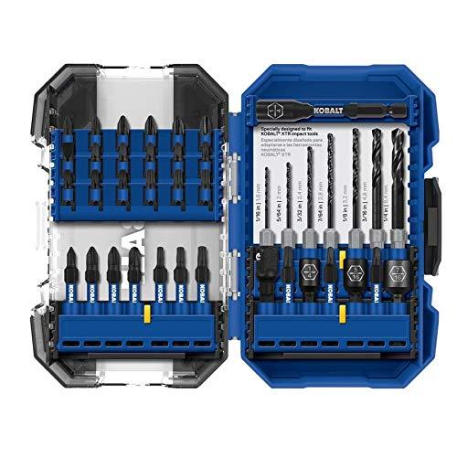 Kobalt XTR Impact 40-Piece High-Speed Steel Hex Shank Screwdriver Bit Set