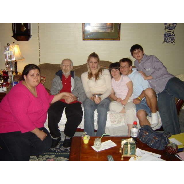 Christina, Paw Paw, Madison, David and Brett.