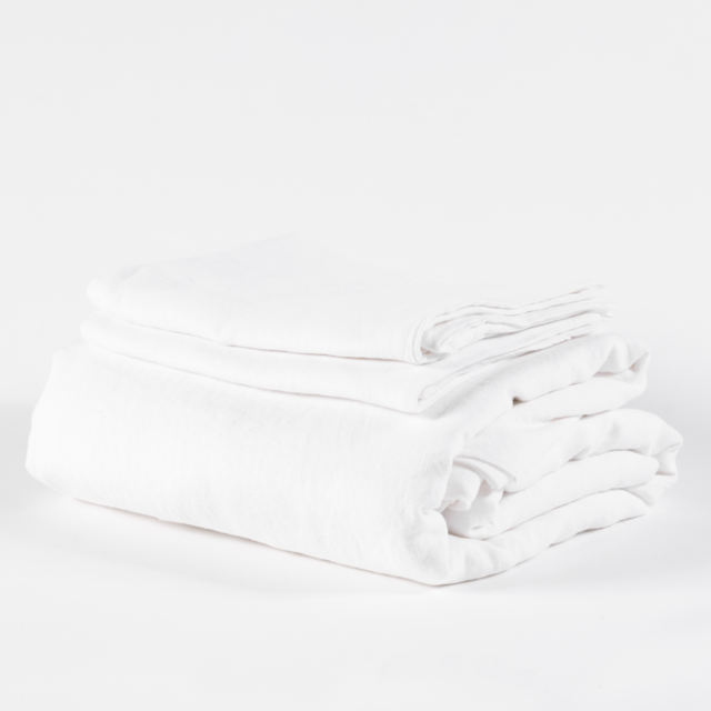 Bright White Duvet Set