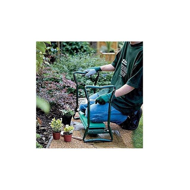 Garden Bench and Kneeler Stools Gardening With Side Bag Pockets for Tools, Portable and Lightweight, Great Gift For Gardeners