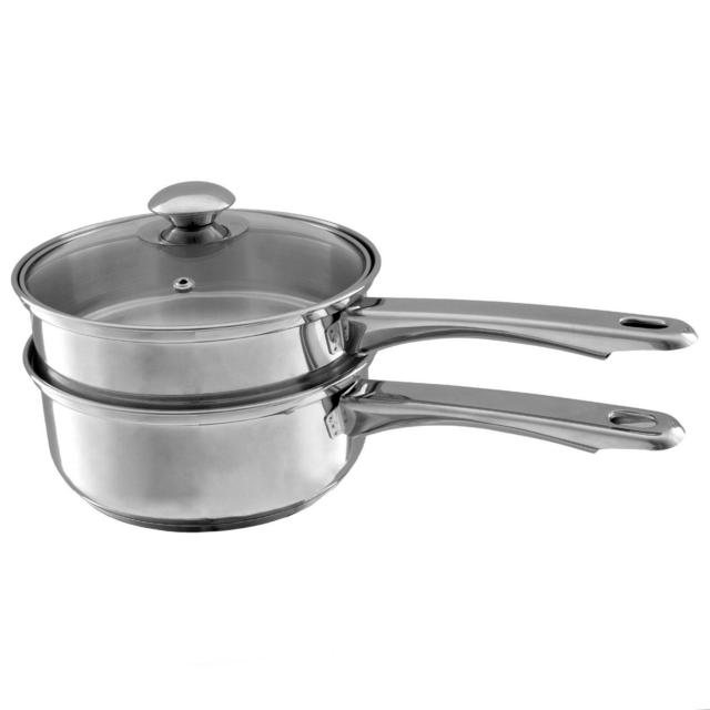 Classic Cuisine 1.5 qt. Stainless Steel Double Boiler with Lid