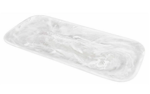 Swirl Resin Rectangle Platter