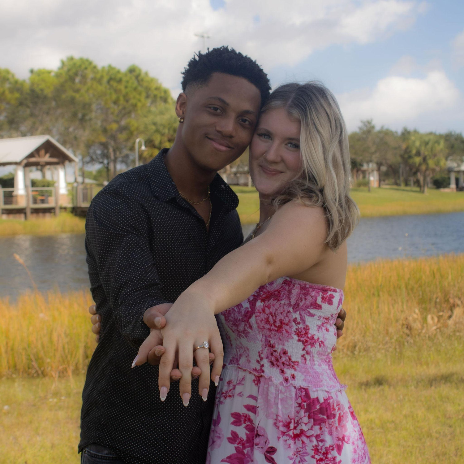 Photos right after we got engaged!