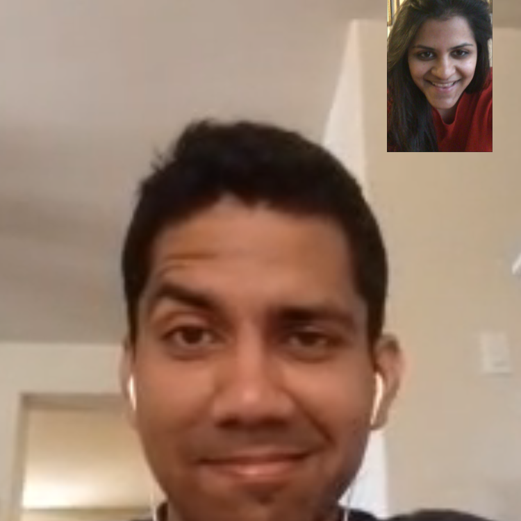 Well acquainted with FaceTime!