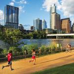 Run, walk, or bike Lady Bird Lake