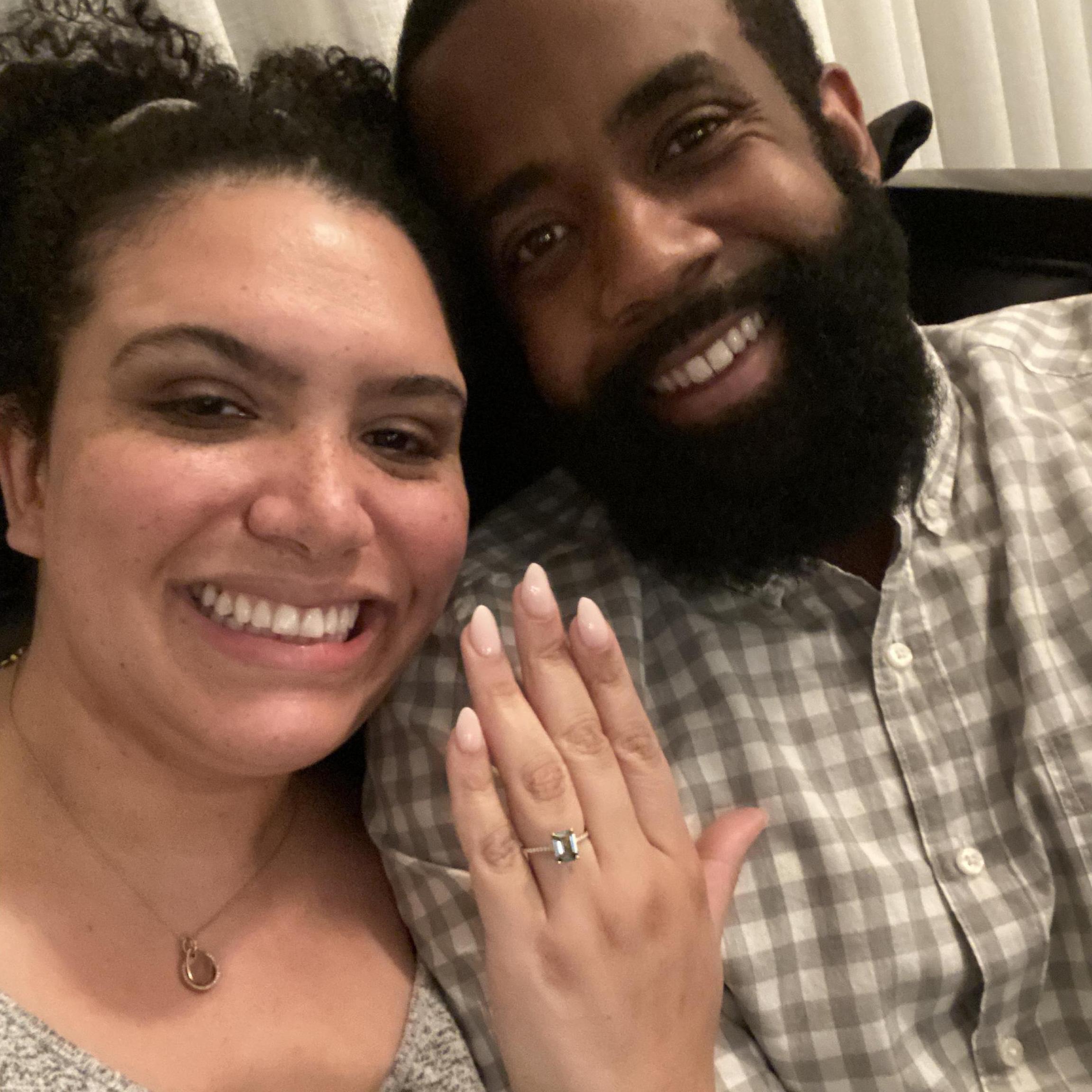 Nov 14, 2020: SARA SAID YES! 

At the Line Hotel, Washington, DC.