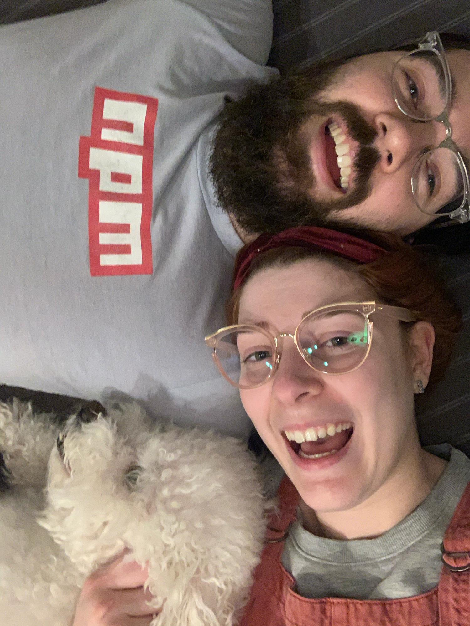 First night in our first house as a family!