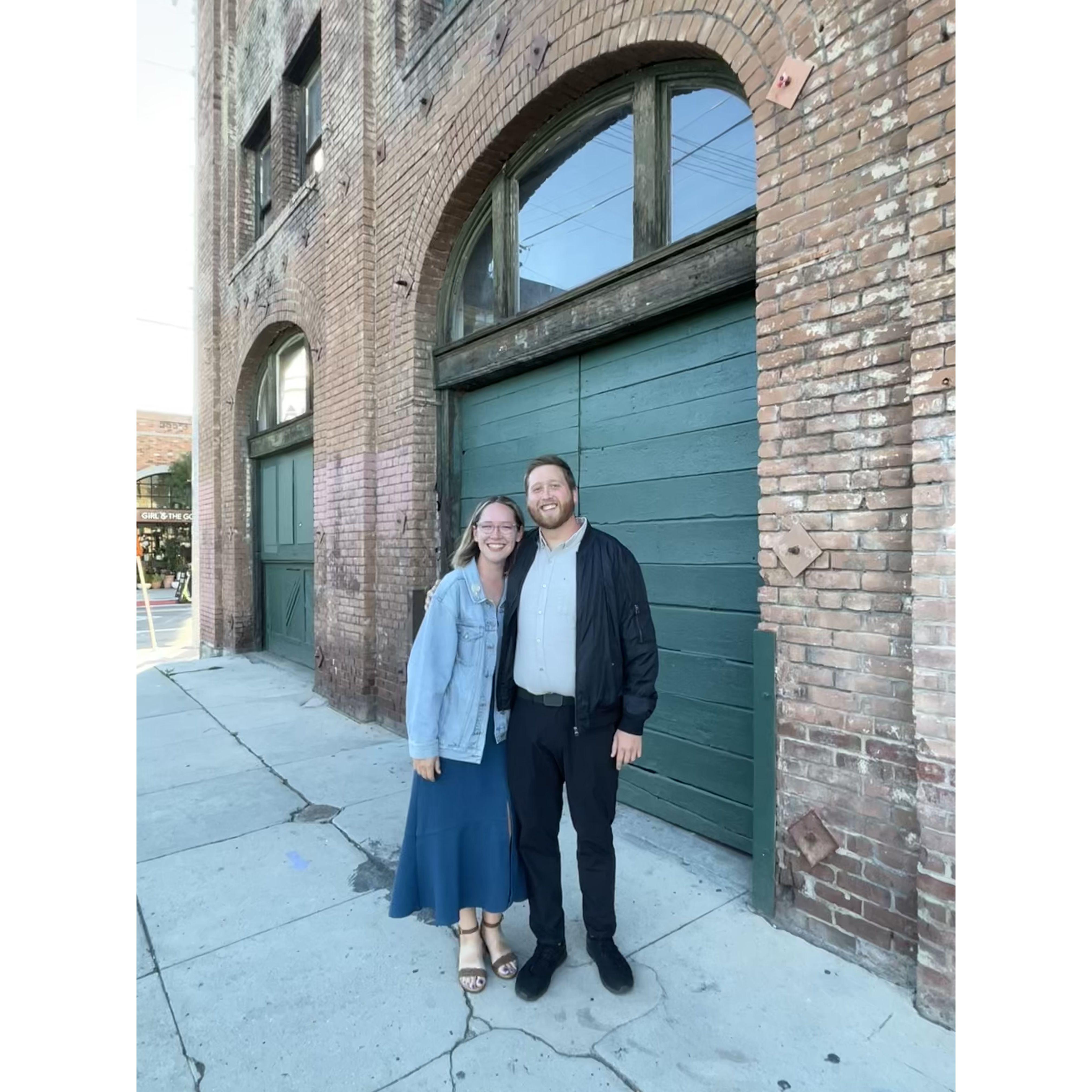 3rd Anniversary Dinner next to Paddy's Pub (filming location for It's Always Sunny in Philadelphia)