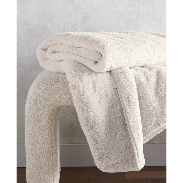 Hotel Collection Rabbit Faux-Fur Throw, 50" x 70", Macy's Exclusive