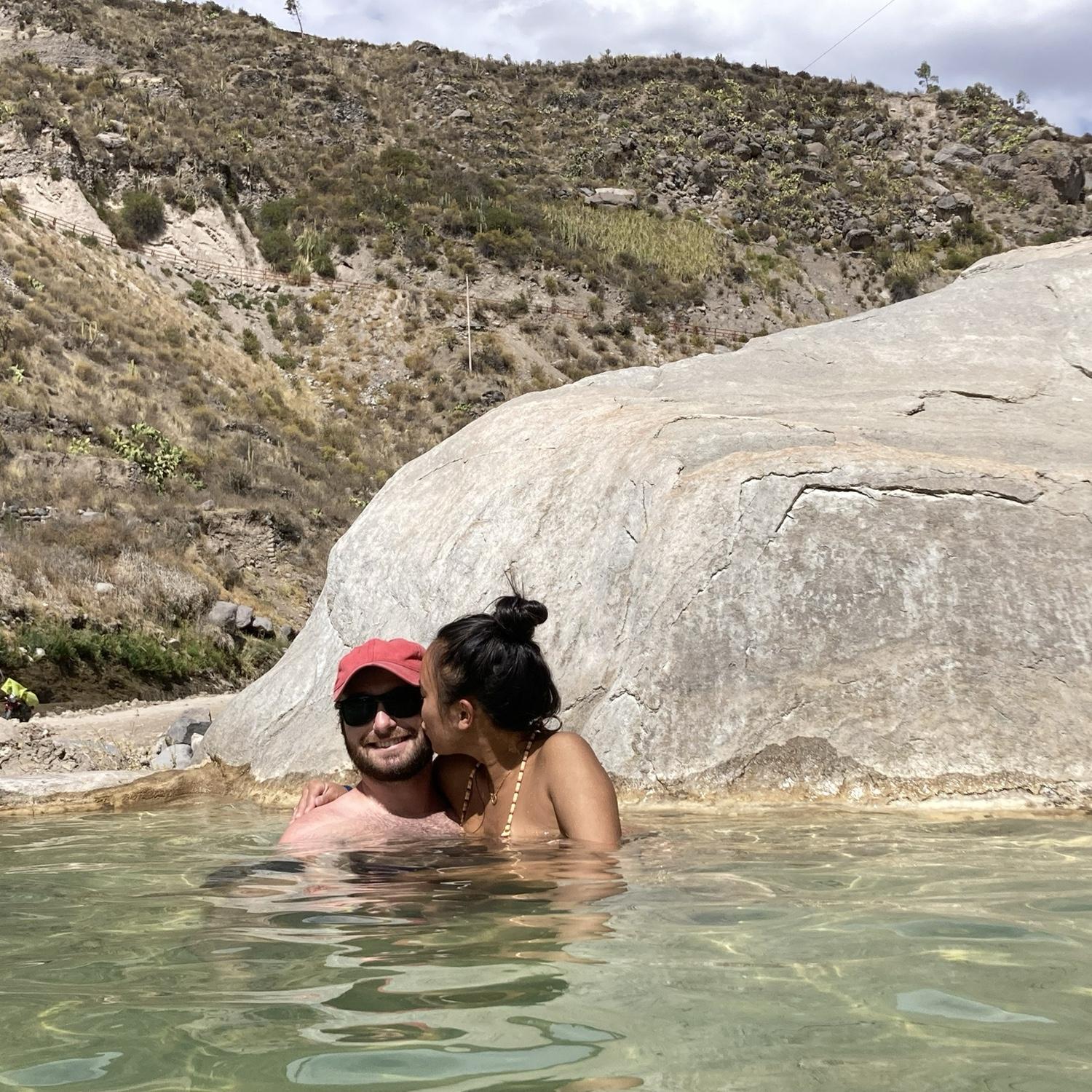 Hot spring in Colca Canyon
