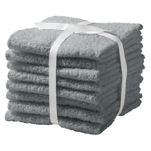 8-pk. Washcloth Set - Flat Gray - Room Essentials™
