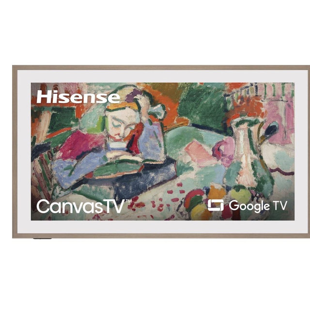 Hisense - 65" Class S7 Series CanvasTV 4K QLED TV with Hi-Matte Display and UltraSlim Wall Mount (2024)