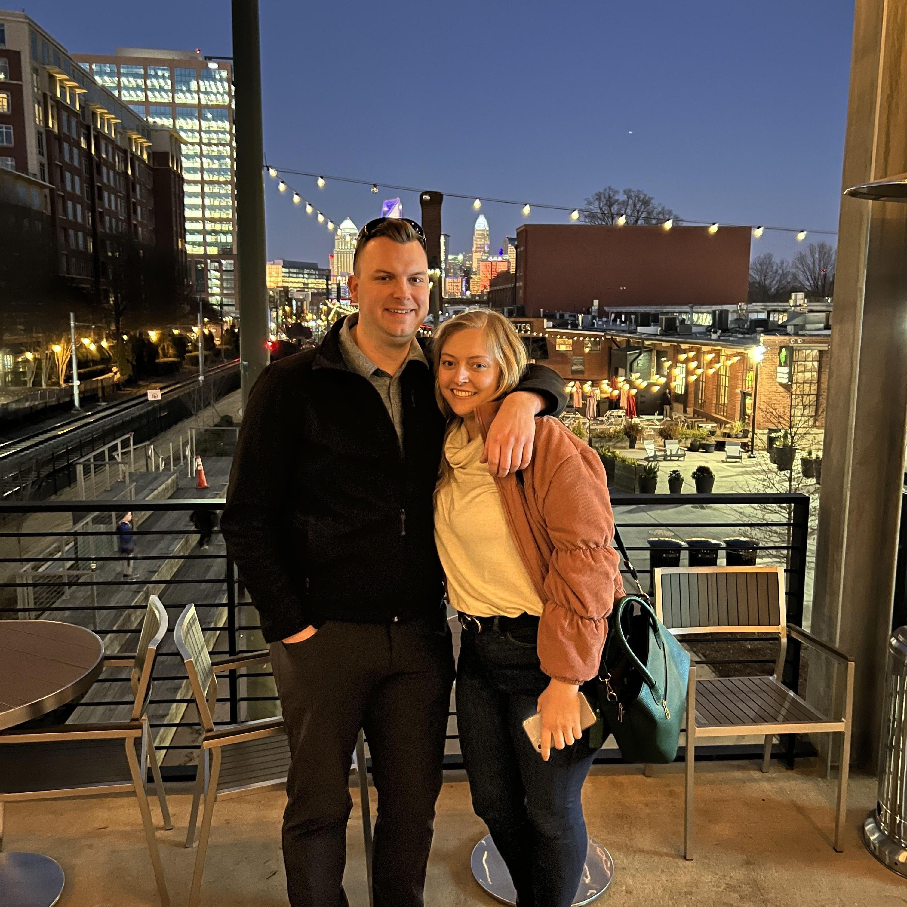 Our first picture together - February 2022
