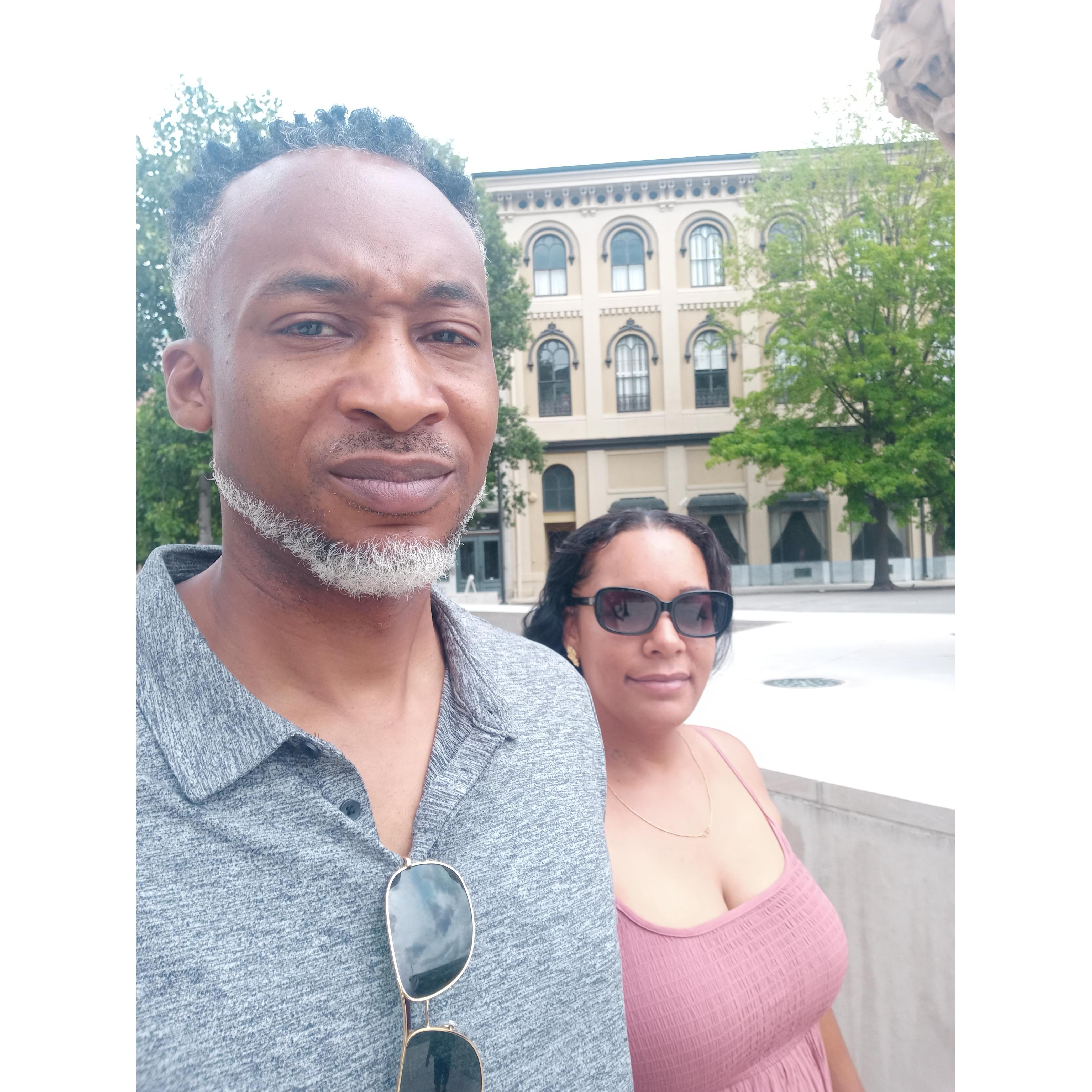 Andra and I in his hometown of Alabama. We fell deeper in love this trip.