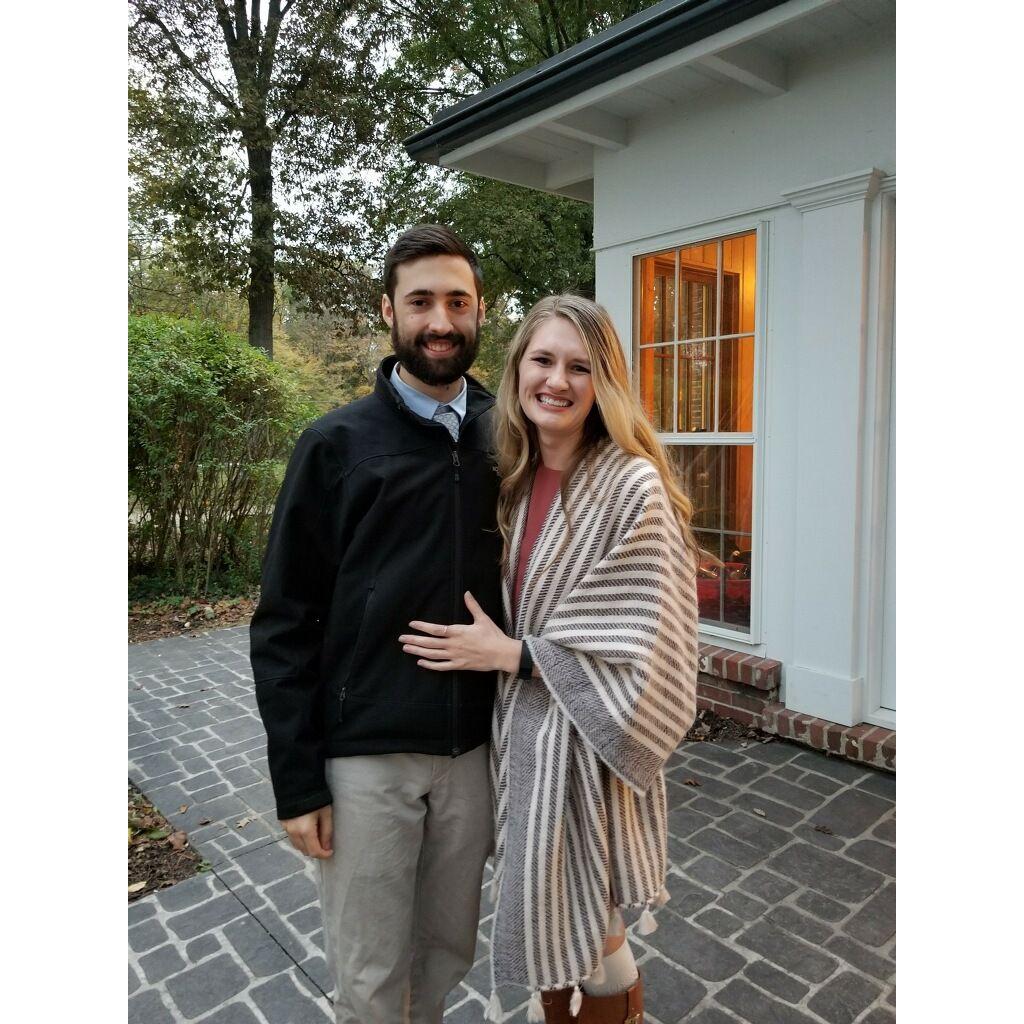 The first wedding we attended as a couple