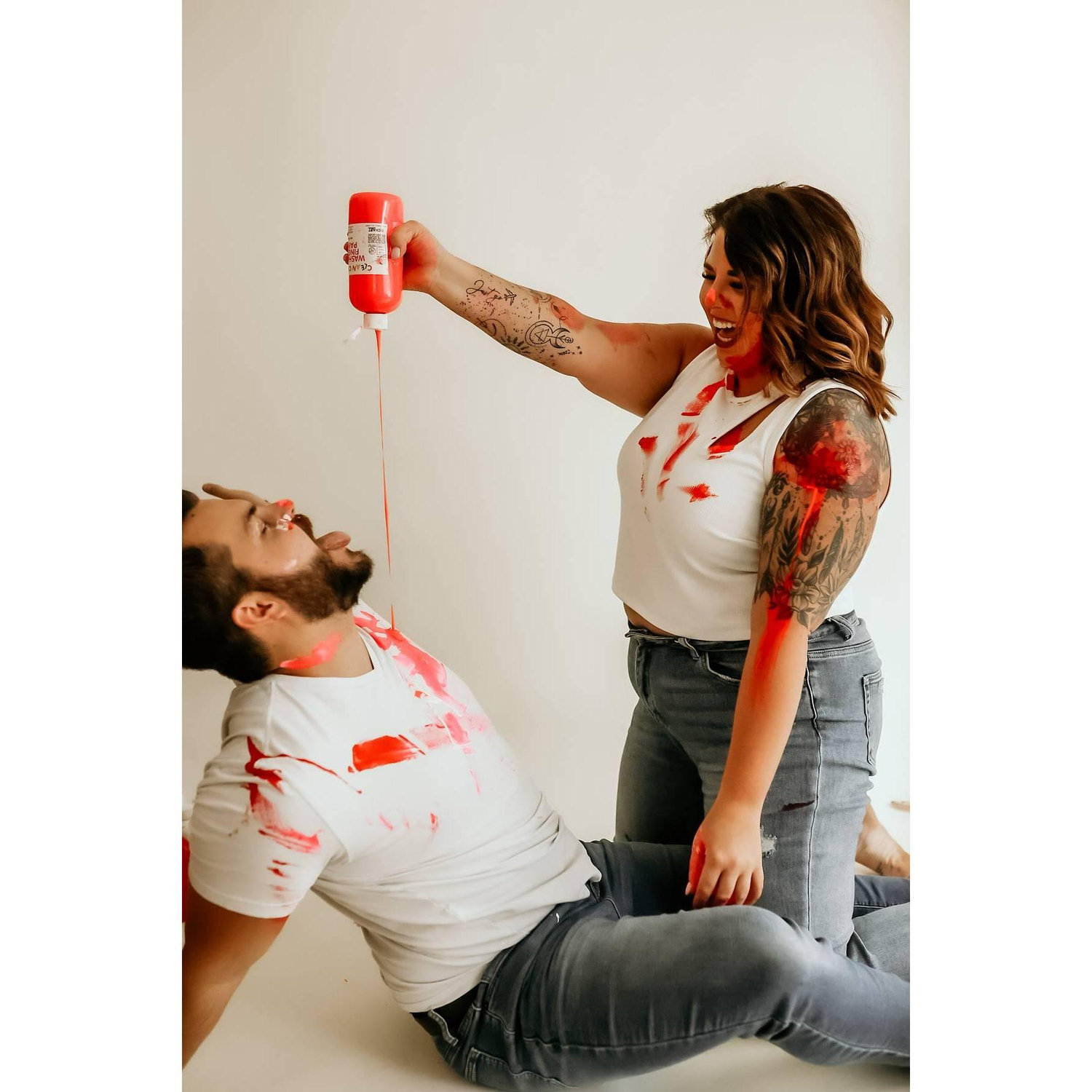 We were selected to try a different type of photography session with a local photographer. It was such a fun photo shoot for us.