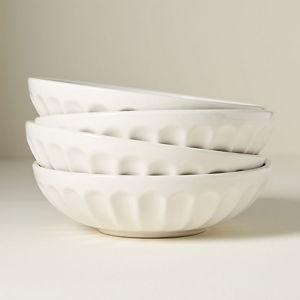 The Latte Stoneware Pasta Bowls, Set of 4: Amelie Edition