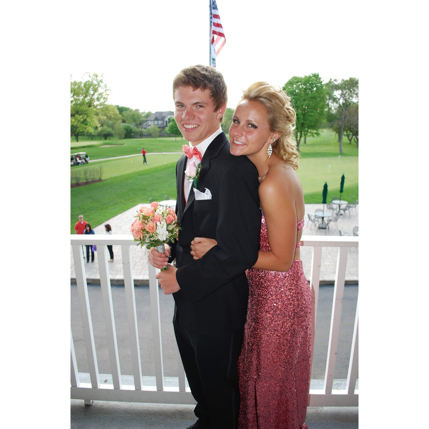 Senior prom 2014 (note the early 2010's eyebrows)