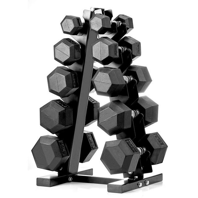 papababe Dumbbell Set Rubber Encased Hex Dumbbell Free Weights Dumbbells Set Home Weight Set
