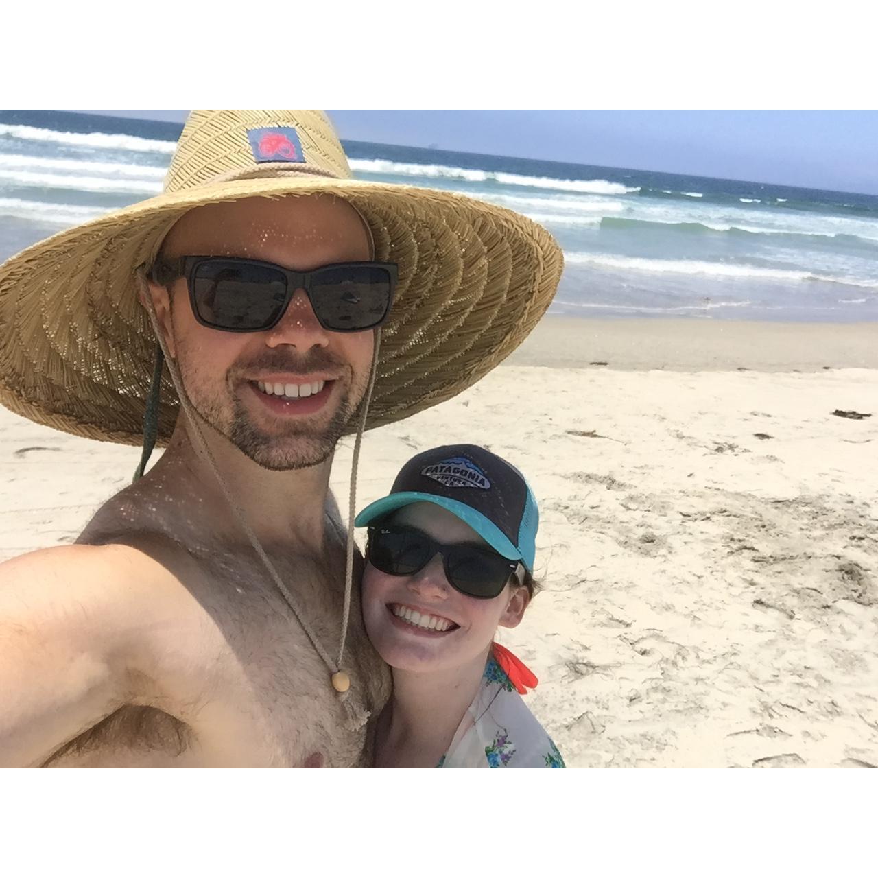 Second beach vacation, July 2016.