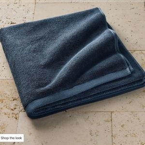 Organic Towel - Casaluna™ (DARK MINERAL BLUE)