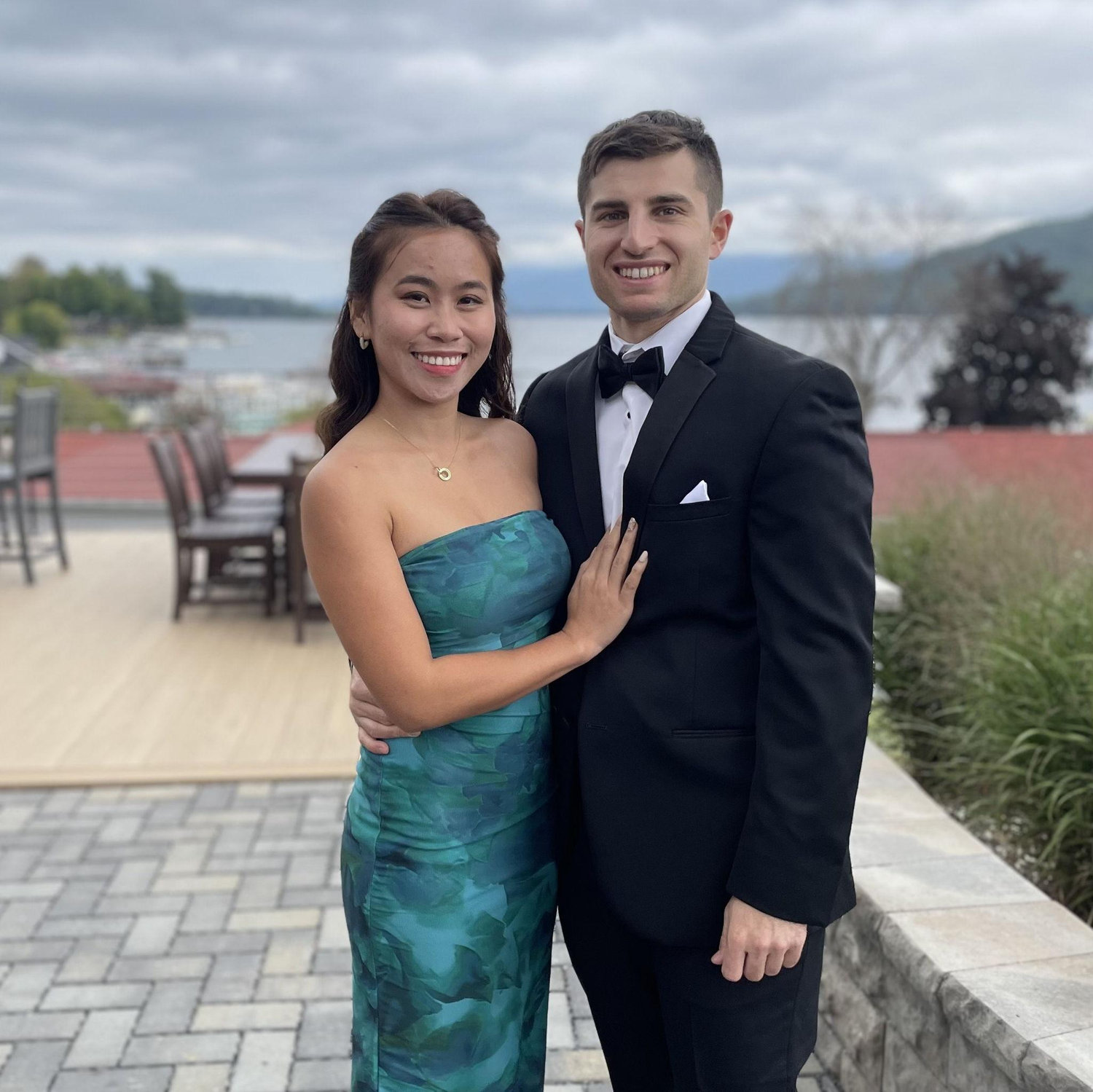 Angel attended as William’s plus one at Mike and Jill's wedding and met his family for the first time.