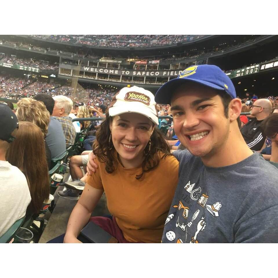 Lucas's first Mariners game, July 2018