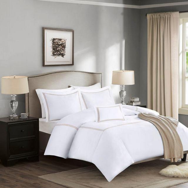 Madison Park Signature 1000-Thread-Count Embroidered King Duvet...