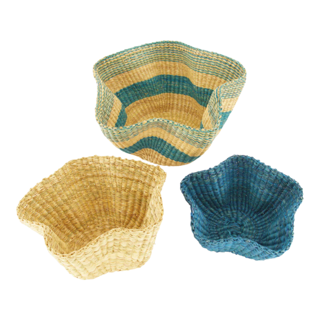 Oceans Wavy Basket Set
