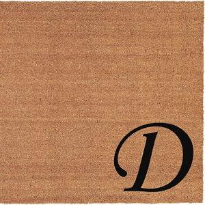 Calloway Mills 153621830D Urban Chic Monogram Doormat 17" x 29" (Letter D)