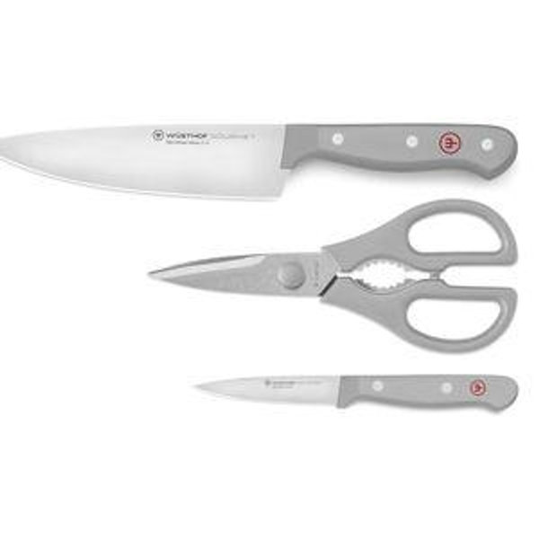 WÜSTHOF Gourmet Grey 3pc Prep Set