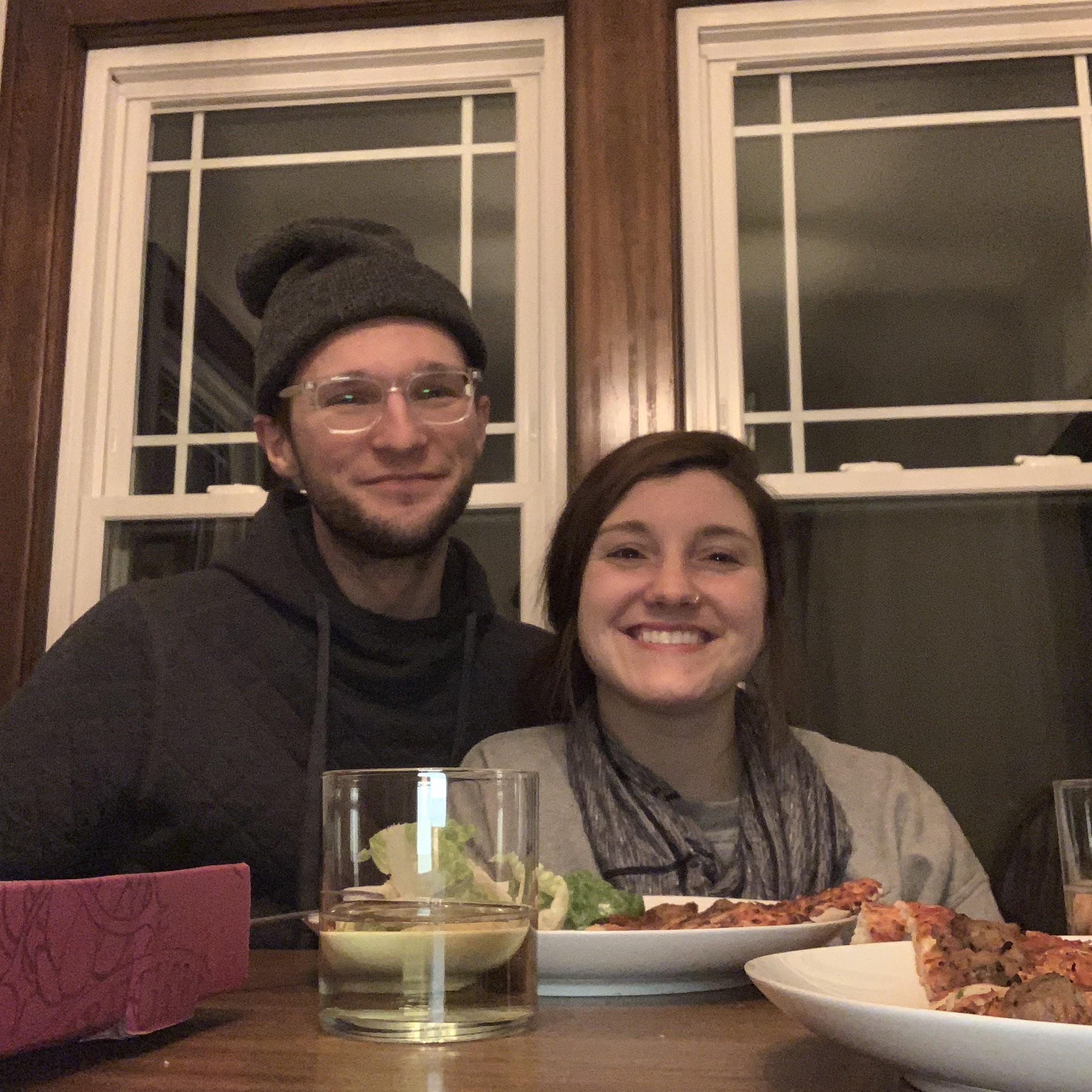 First night in the house!
