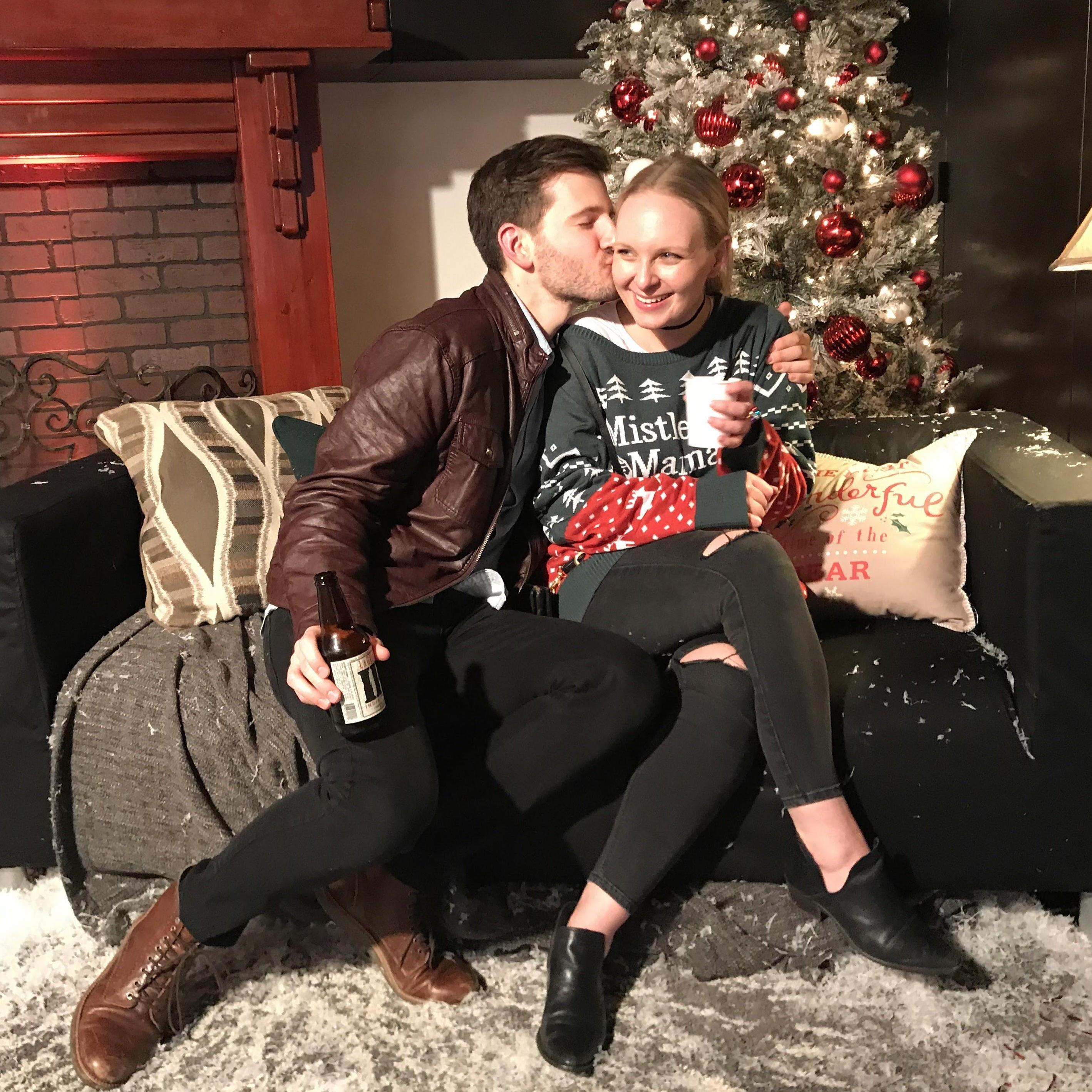 We go to TikTok Christmas parties. If you know, you know.