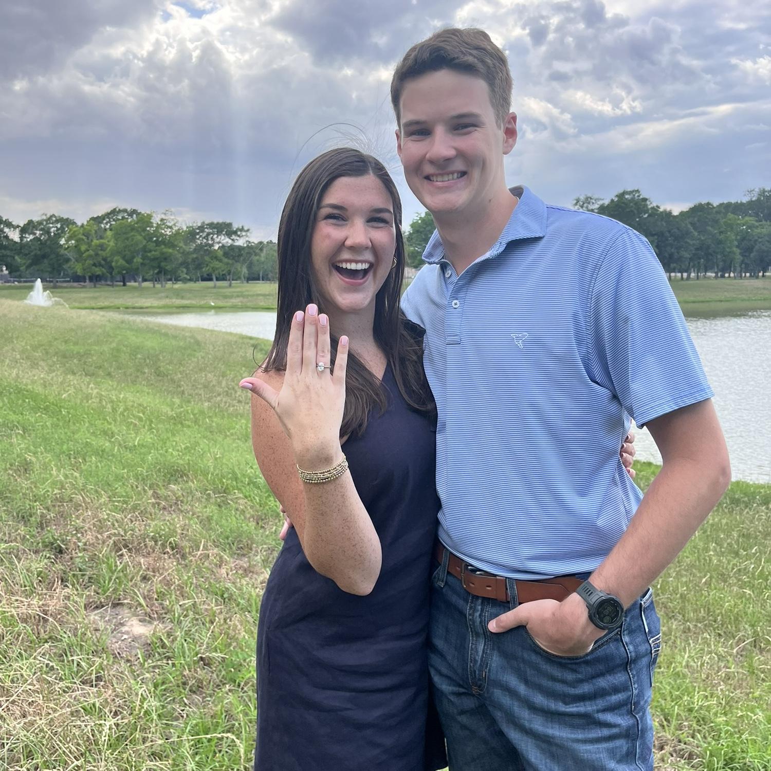 The day we got engaged!