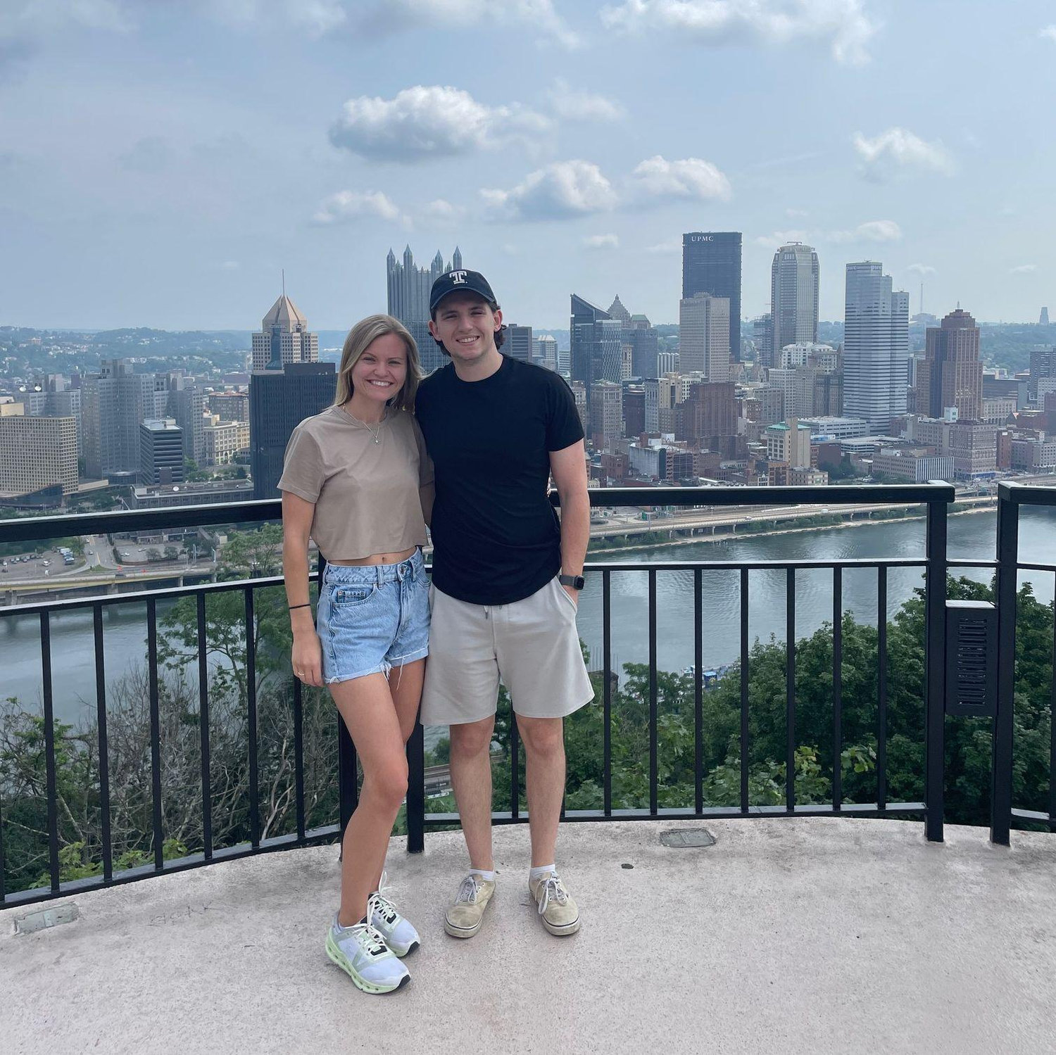 Visiting Pittsburgh - fun fact: in 2016 they were both at colleges in PGH where they may have crossed paths.