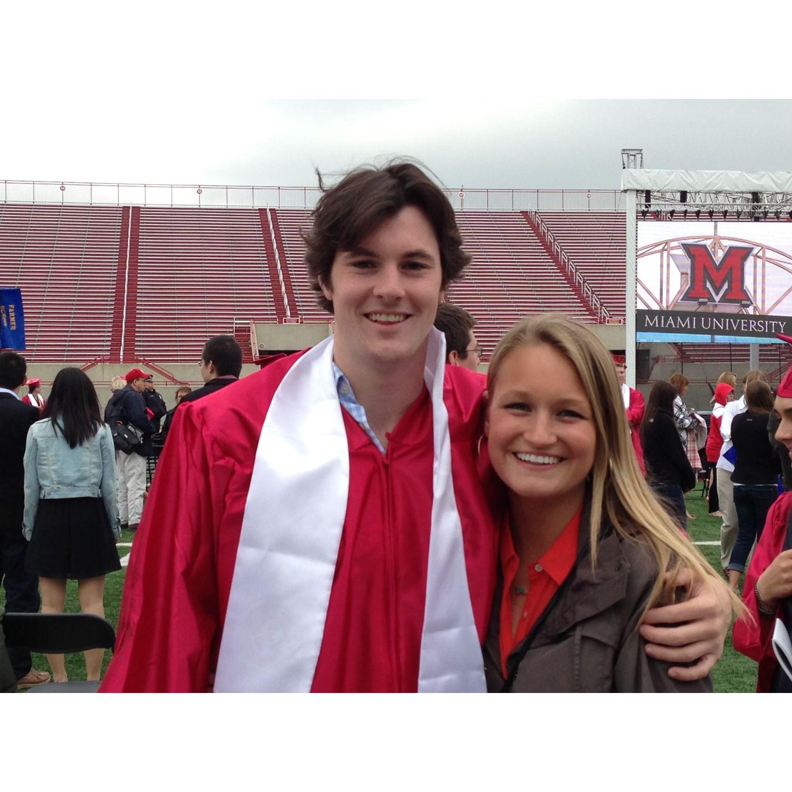 Will's graduation from Miami University in 2013!