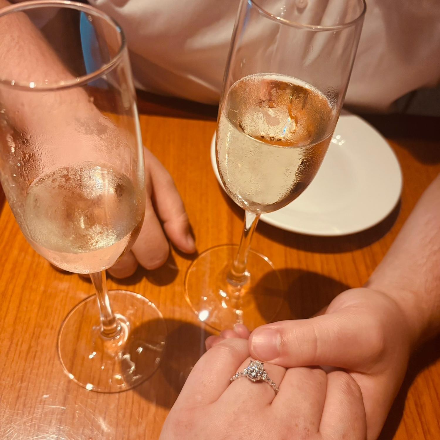 Freshly engaged can’t wait for what’s coming next!