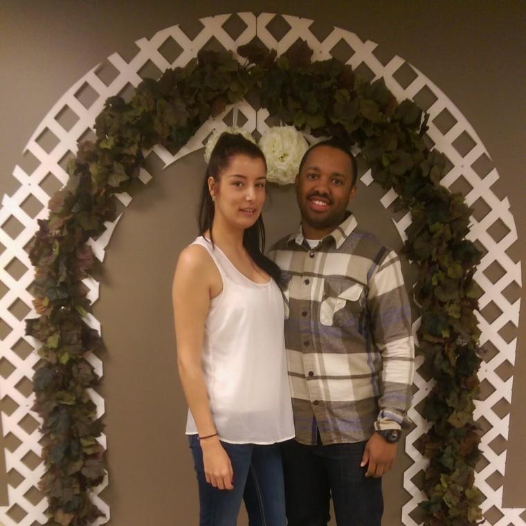 We got married.