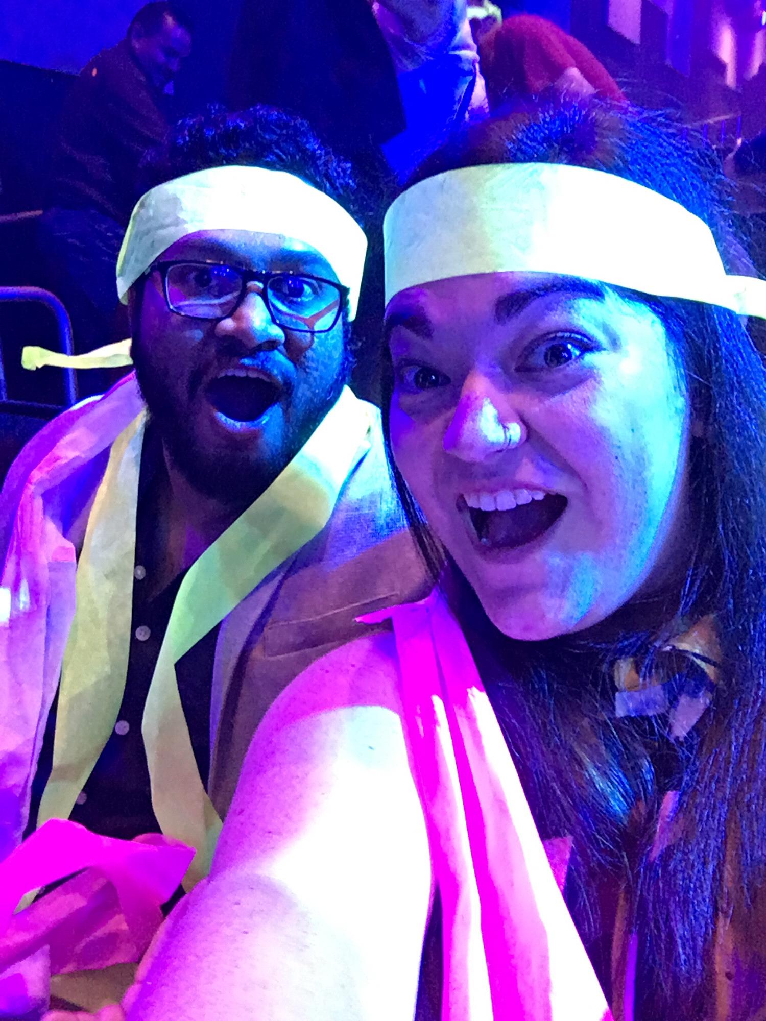 Second Anniversary trip to Las Vegas to see Blue Man Group - November 2017