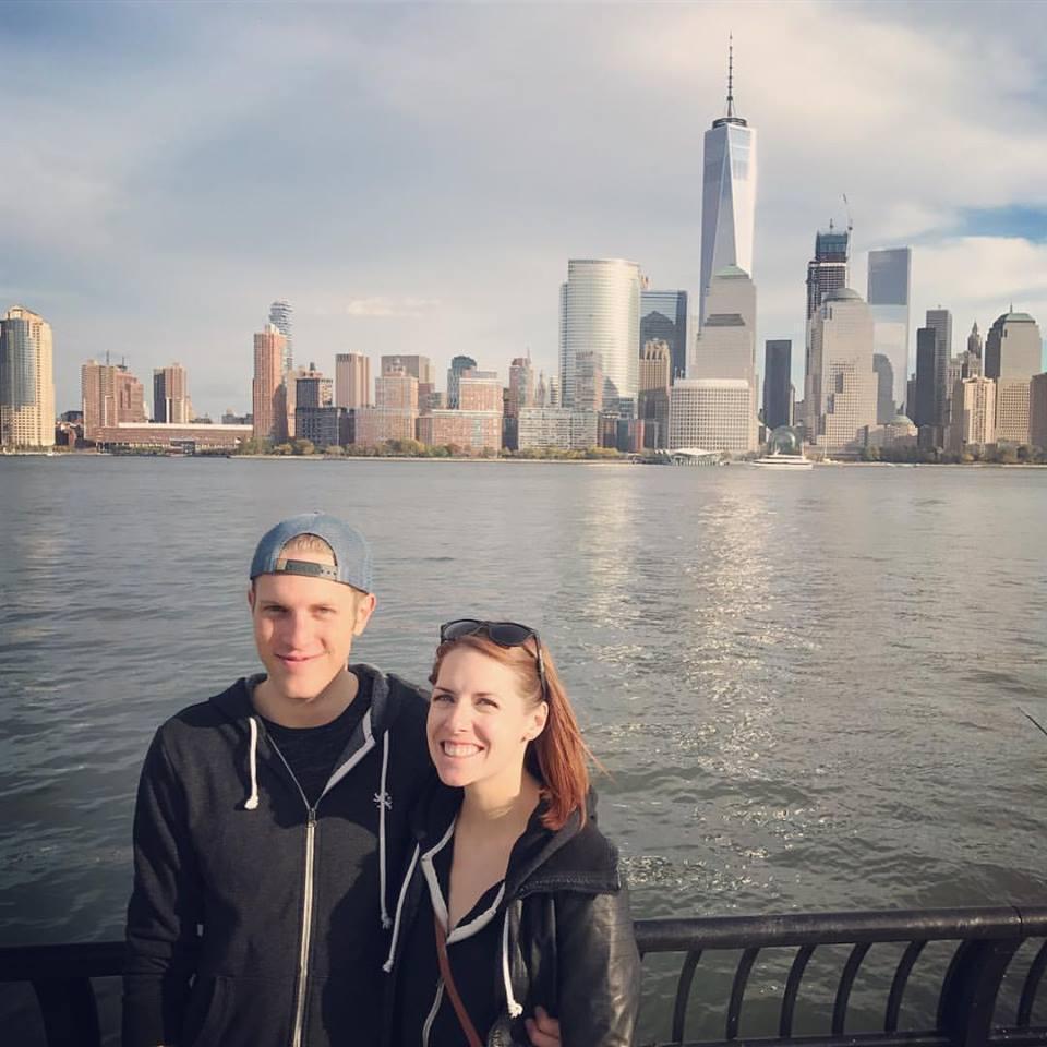 jersey city before our surprise engagement party. 
october 2016.