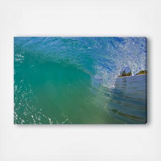 Breaking Wave By David Fleetham Canvas Art