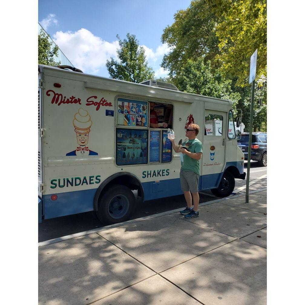 Alan's first encounter with Mr. Softee ice cream truck in Philadelphia.